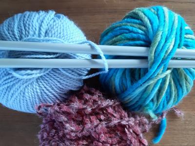 Strik og hygge. Foto: Lene Lund